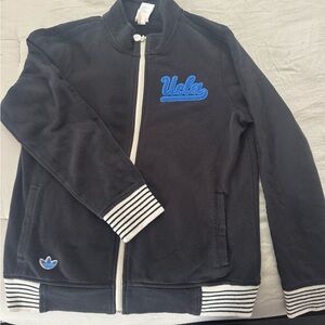 Adidas Black Zip-Up Jacket